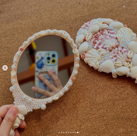 Seashell Dream Mirror