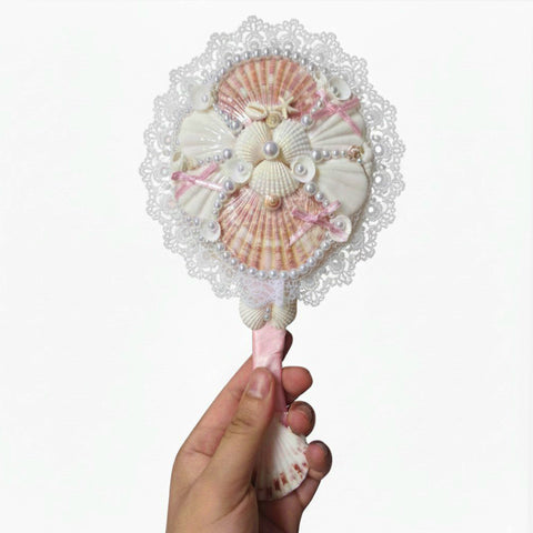 SirenCharm Mirror with Lace Trim
